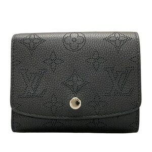 LOUIS VUITTON Portefeuille Iris Compact Noir Mahina - Bifold Wallet 704-071525